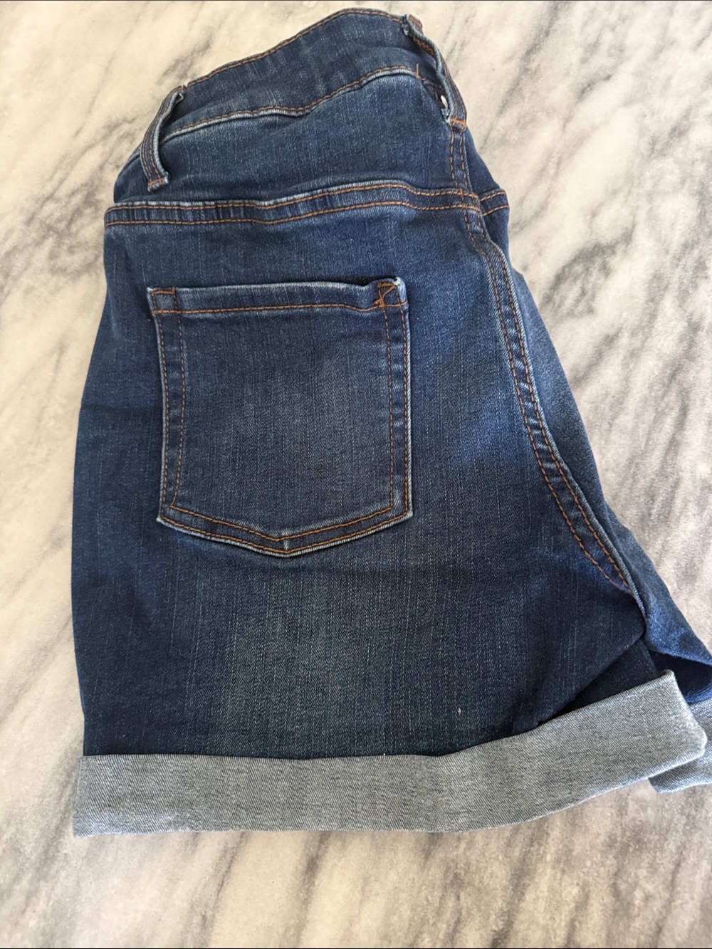 Time and Tru Dark Blue Denim Jean Shorts - Picture 2 of 2